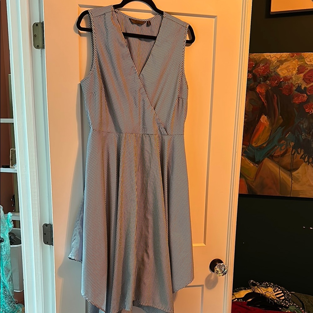 Striped Sleeveless maxi Dress